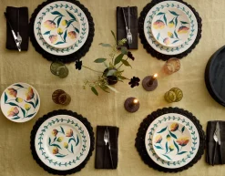 Mateus Flowers tulips dinner plate Ø28 cm, White WhiteMulti Best