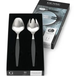 Gense Focus de Luxe salad set, 2-pack Silver-colouredBlack New