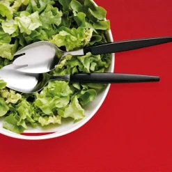 Gense Focus de Luxe salad set, 2-pack Silver-colouredBlack New