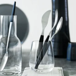 Gense Focus de Luxe table spoon, Stainless steel Silver-colouredBlack Sale