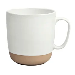 Scandi Living Fossil mug 35 cl, White