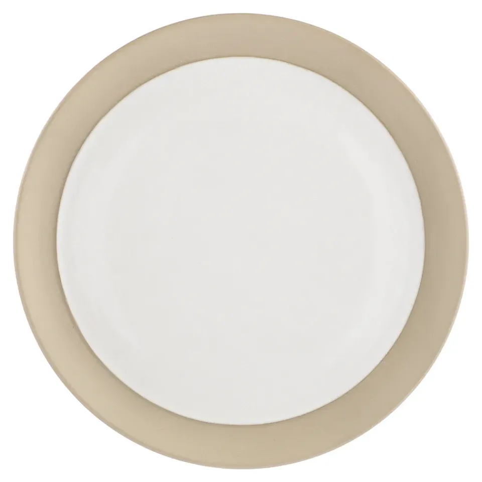 Scandi Living Fossil plate Ø26 cm, White Outlet