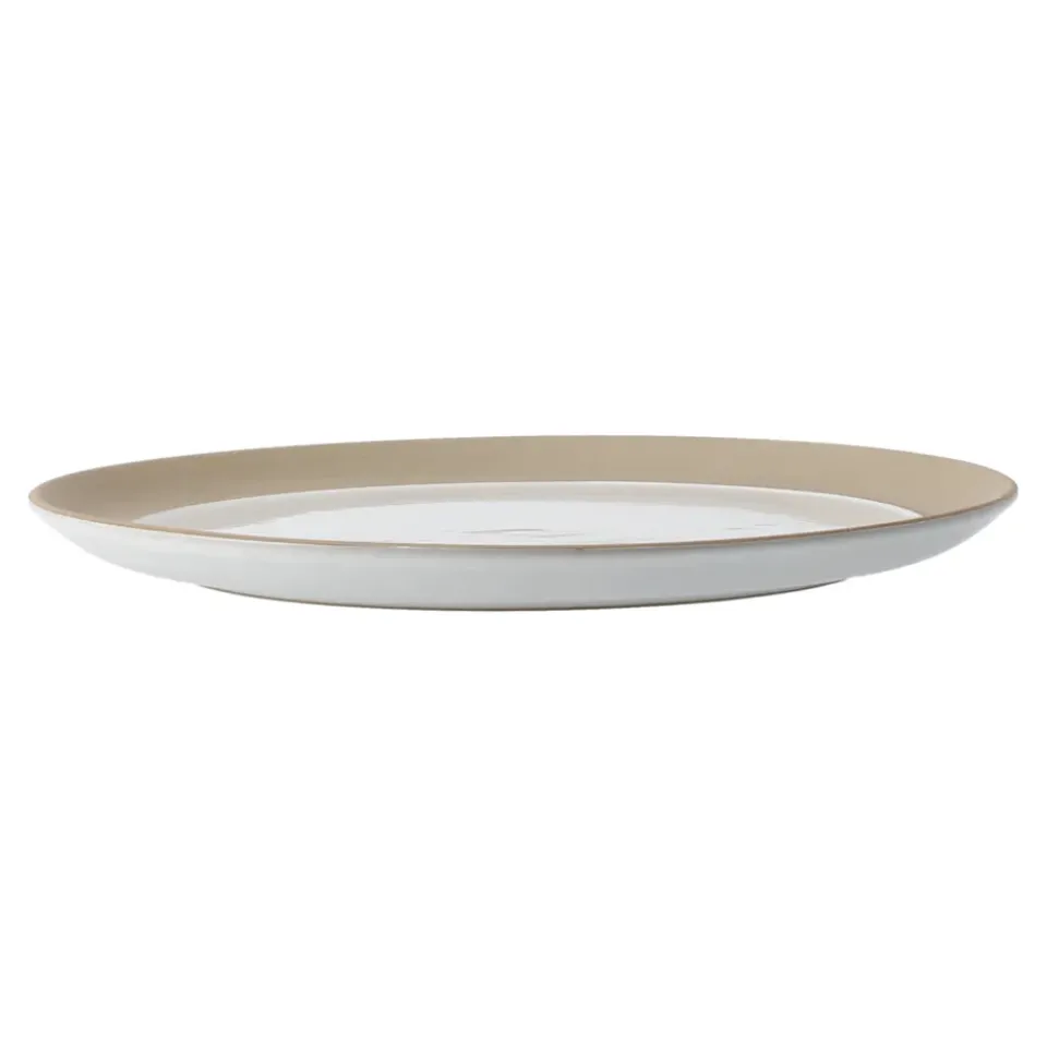 Scandi Living Fossil plate Ø26 cm, White Outlet