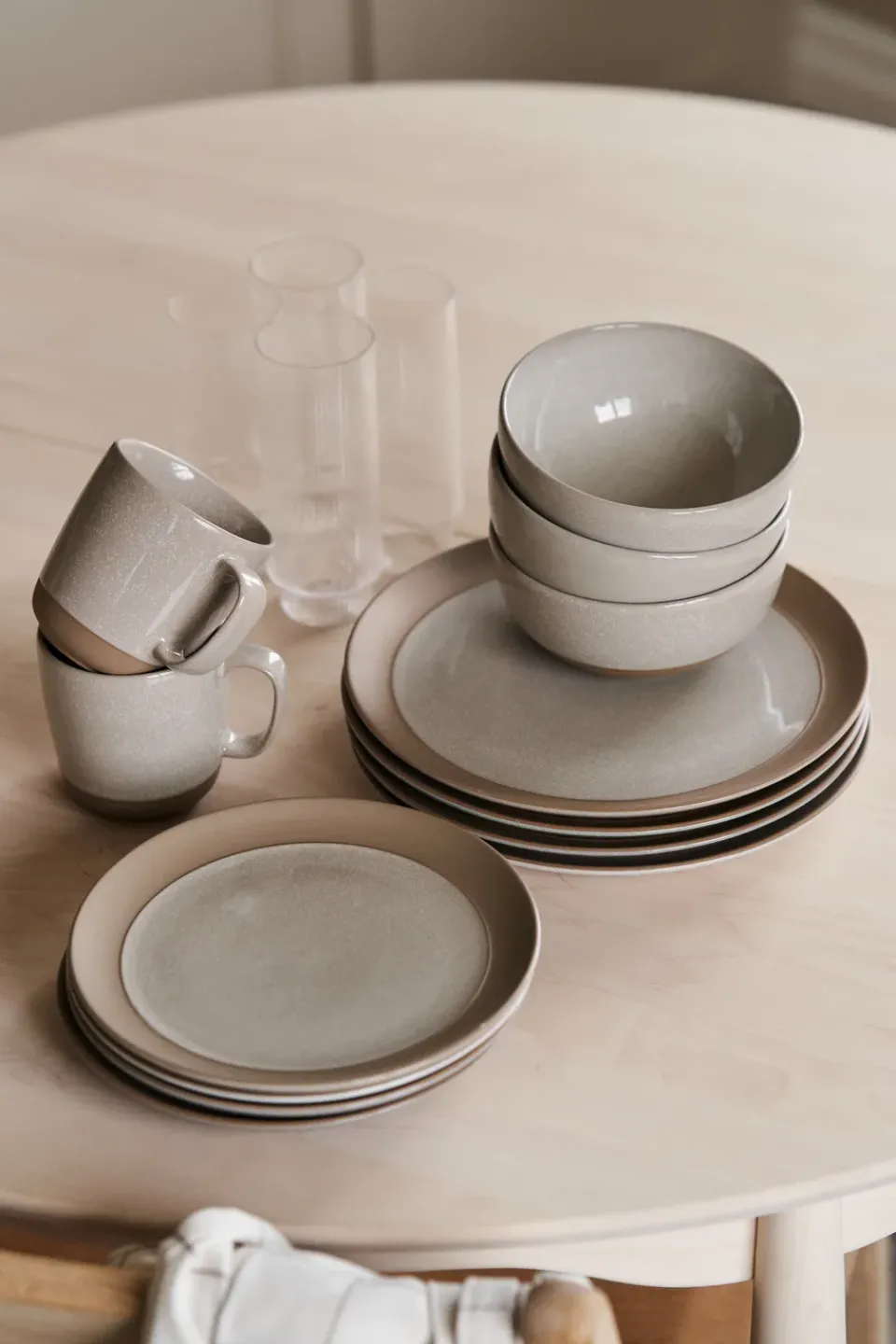 Scandi Living Fossil small plate Ø21 cm, Beige Clearance