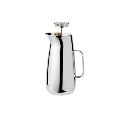 Stelton Foster coffee press tea 1 l, stainless steel Silver-coloured Hot