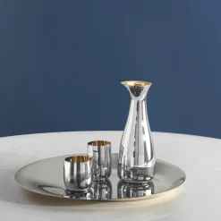 Stelton Foster saucer Ø 46 cm, stainless steel Silver-coloured Clearance