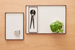 Gejst Frame tray large 35.5x50.6 cm, Smoked oak-beige BrownBeige Outlet