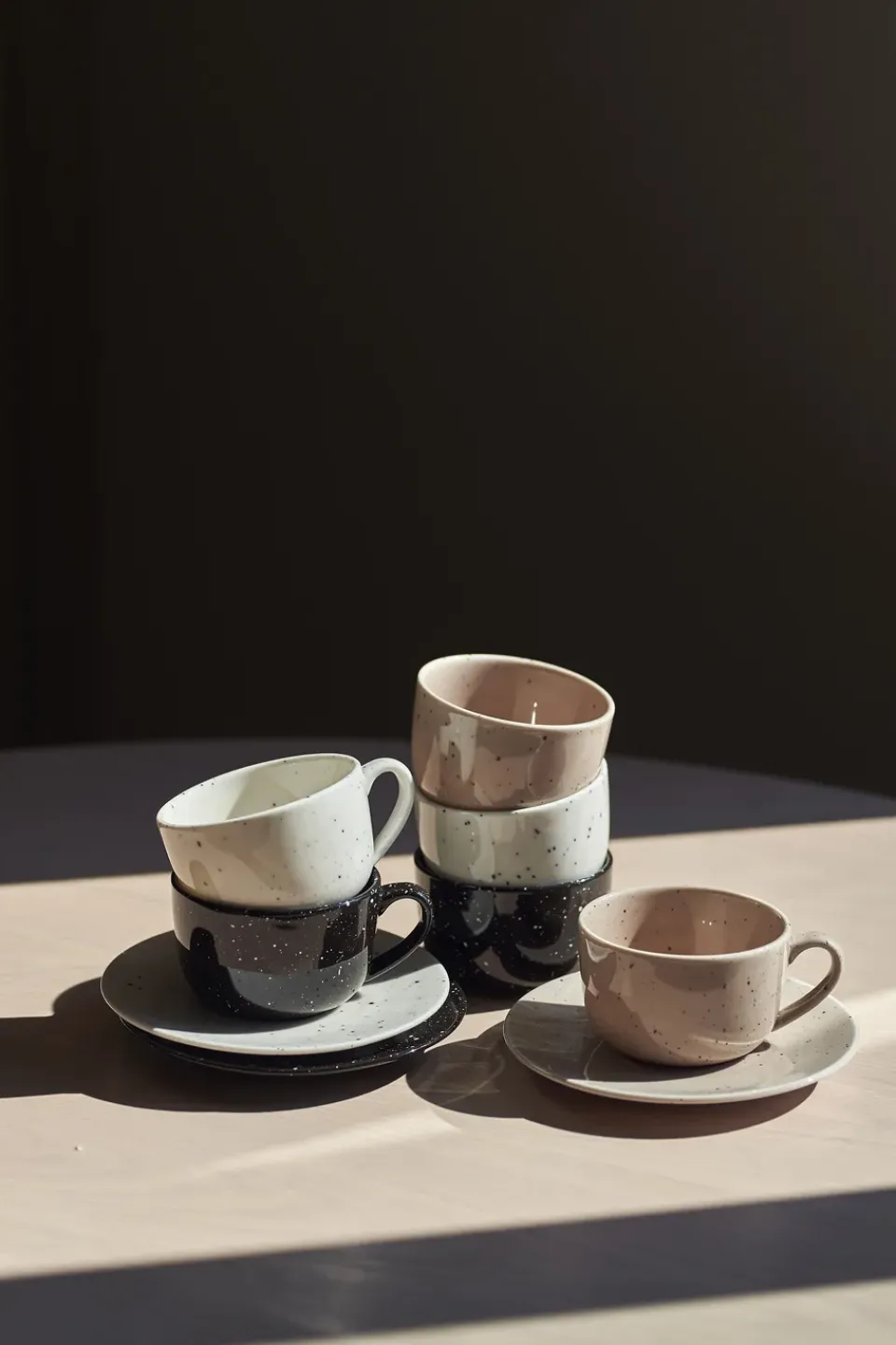 Scandi Living Freckle bowl 26 cl, Beige Outlet