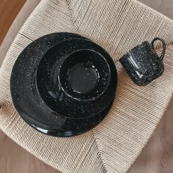 Scandi Living Freckle plate Ø26 cm, Black New