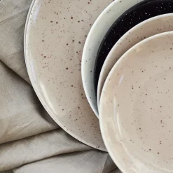 Scandi Living Freckle side plate Ø20 cm, Black Sale