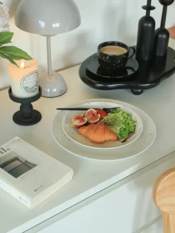 Scandi Living Freckle side plate Ø20 cm, White Best