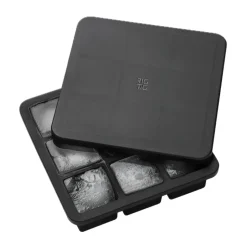 RIG-TIG FREEZE-IT ice cube tray with lid, 5x19x19 cm Black Best