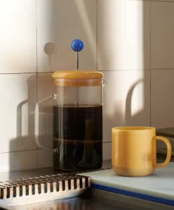 HAY French Press Brewer coffee press 1 liter, Clear Transparent Best