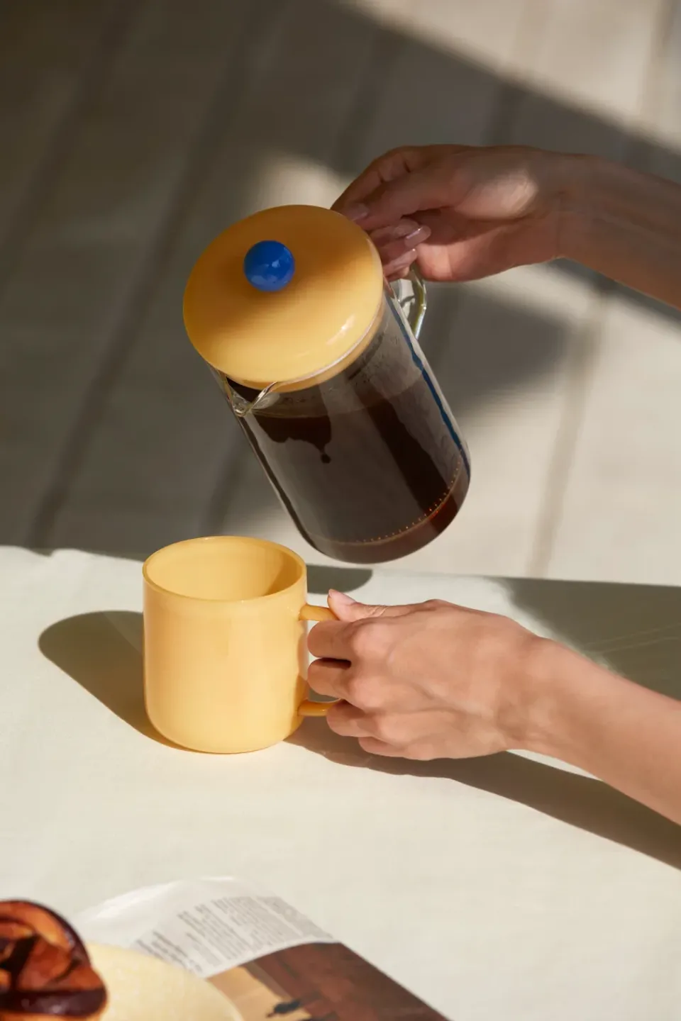 HAY French Press Brewer coffee press 1 liter, Clear Transparent Best