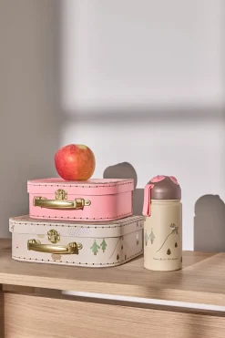 OYOY Friends in the Forest thermos bottle 36 cl, Rose Pink Online