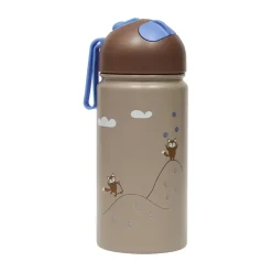 OYOY Friends in the Forest thermos bottle 36 cl, Blue Sale