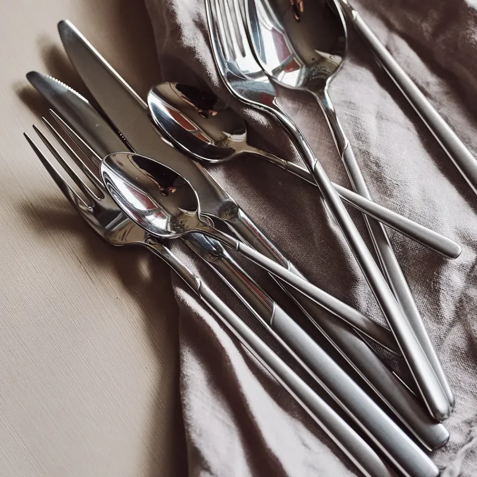 Scandi Living Frost cutlery 24 pieces, Stainless steel Silver-coloured Best