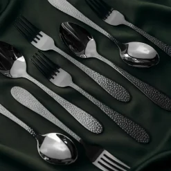 Vargen & Thor Frost dessert/starter cutlery 8 pieces, Onyx Black Hot