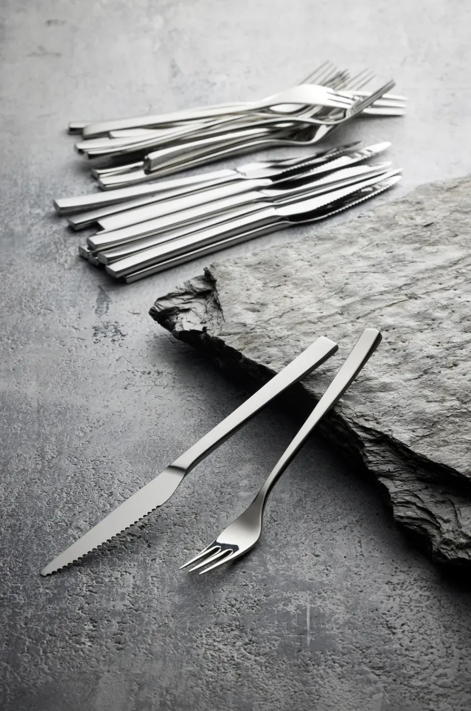 Gense Fuga grill cutlery 12 pieces, Stainless steel Silver-coloured Outlet