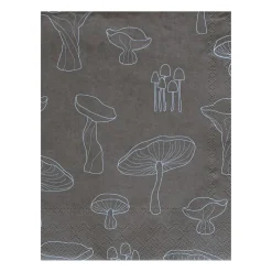 Cooee Design Fungi napkin 33x33 cm 20-pack, Hazelnut-white Brown Best