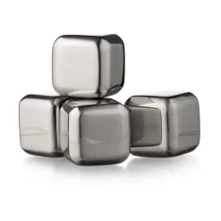 Funktion whiskey stones 4-pack, Stainless steel Silver-coloured Discount