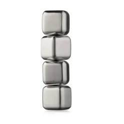Funktion whiskey stones 4-pack, Stainless steel Silver-coloured Discount