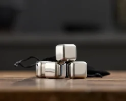 Funktion whiskey stones 4-pack, Stainless steel Silver-coloured Discount