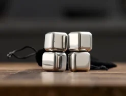 Funktion whiskey stones 4-pack, Stainless steel Silver-coloured Discount