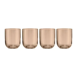 Blomus Fuumi drinking glass 34 cl 4-pack, Coffee Brown Clearance