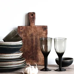 Tell Me More Galette drinking glasses 30 cl, smoke Grey Best