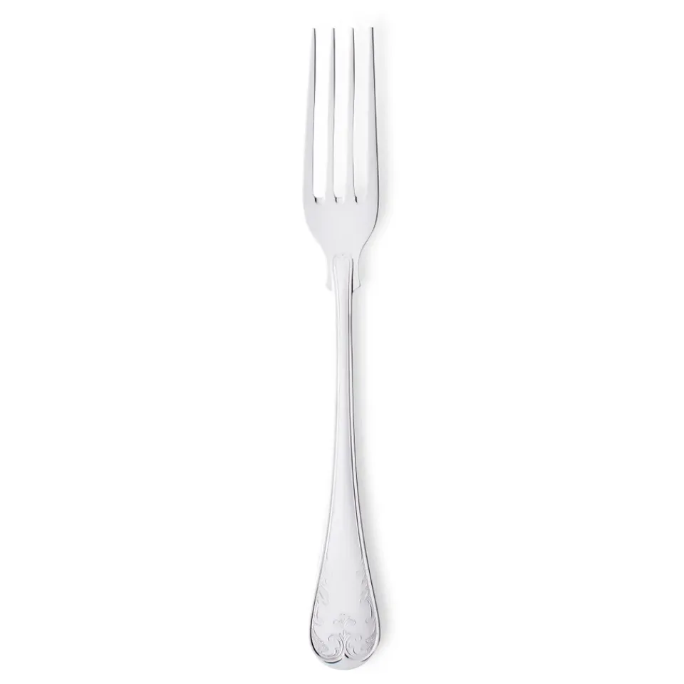 Gense Gammal Fransk fork silver nickle, 20 cm Silver-coloured Discount