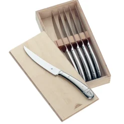 WMF Geschenkidee steak knife 6 pieces, Stainless steel Silver-coloured Clearance
