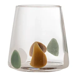 Bloomingville Gildor drinking glass 38 cl, Brown Hot