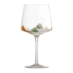 Bloomingville Gildor wine glass 49 cl, Brown Clearance