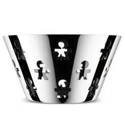 Alessi Girotondo fruit bowl high, stainless steel GreySilver-coloured Best