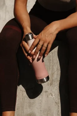Glacial water bottle active 400 ml, fade Pink