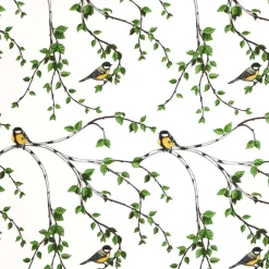 Arvidssons Textil Gläntan oilcloth, white- Green Online