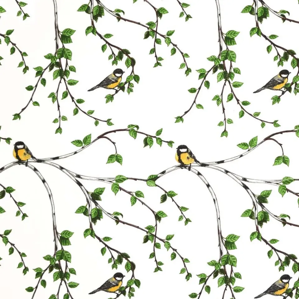 Arvidssons Textil Gläntan oilcloth, white- Green Online