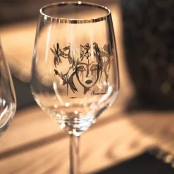 Carolina Gynning Gold Edition Slice of Life wine glass, 75 cl Gold-coloured