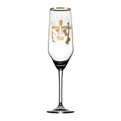 Carolina Gynning Golden Dream champagne glass, 30 cl Gold-colouredTransparent Discount