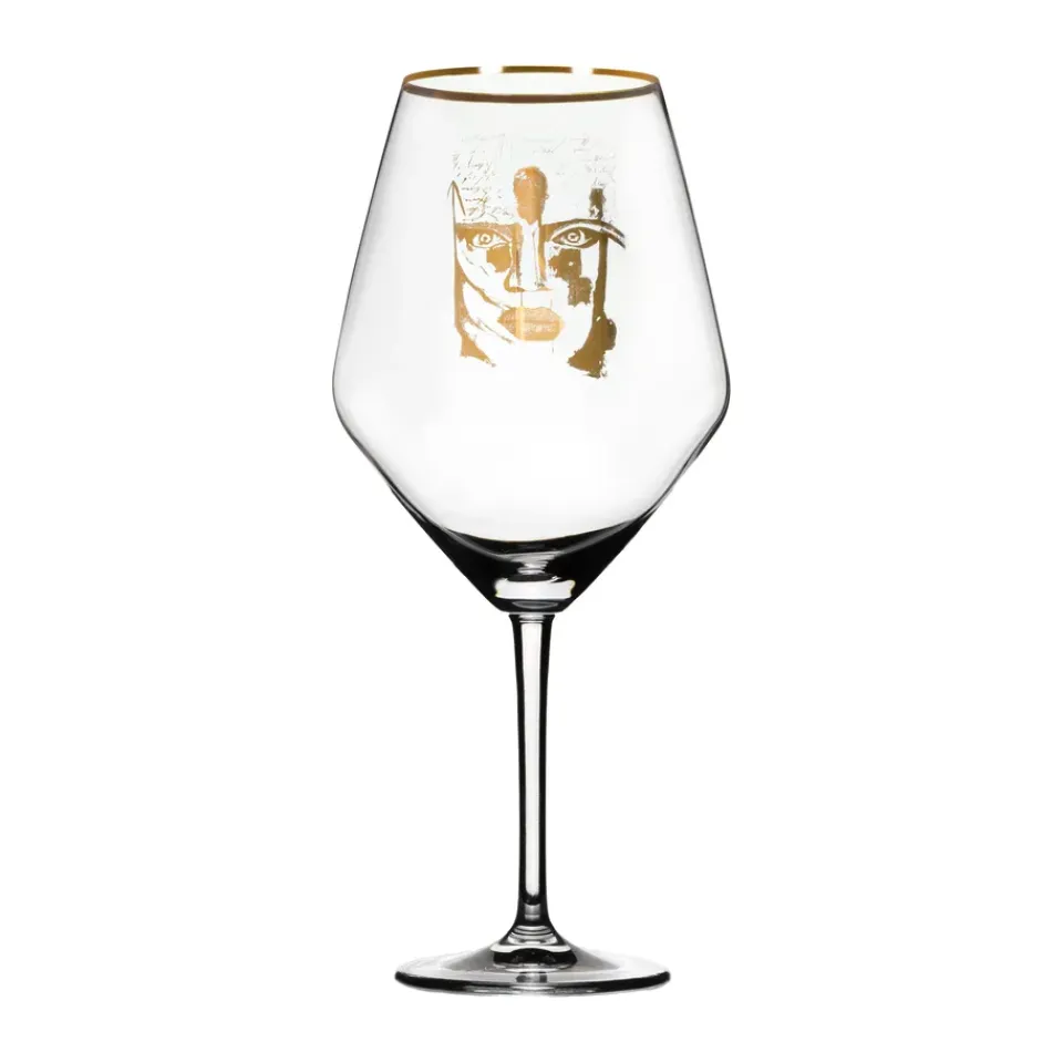 Carolina Gynning Golden Dream wine glass, 75 cl Gold-colouredTransparent Clearance