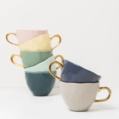 URBAN NATURE CULTURE Good Morning cappuccino mug 30 cl, Old Pink Clearance