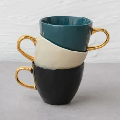 URBAN NATURE CULTURE Good Morning Coffee cup mini 17.5 cl, green Blue New