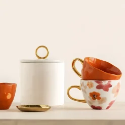 URBAN NATURE CULTURE Good Morning plate small Ø9 cm, Gold Gold-coloured Outlet