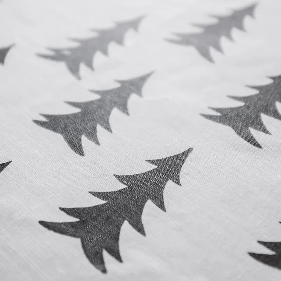 Fine Little Day Gran oilcloth, black-white BlackWhite Sale
