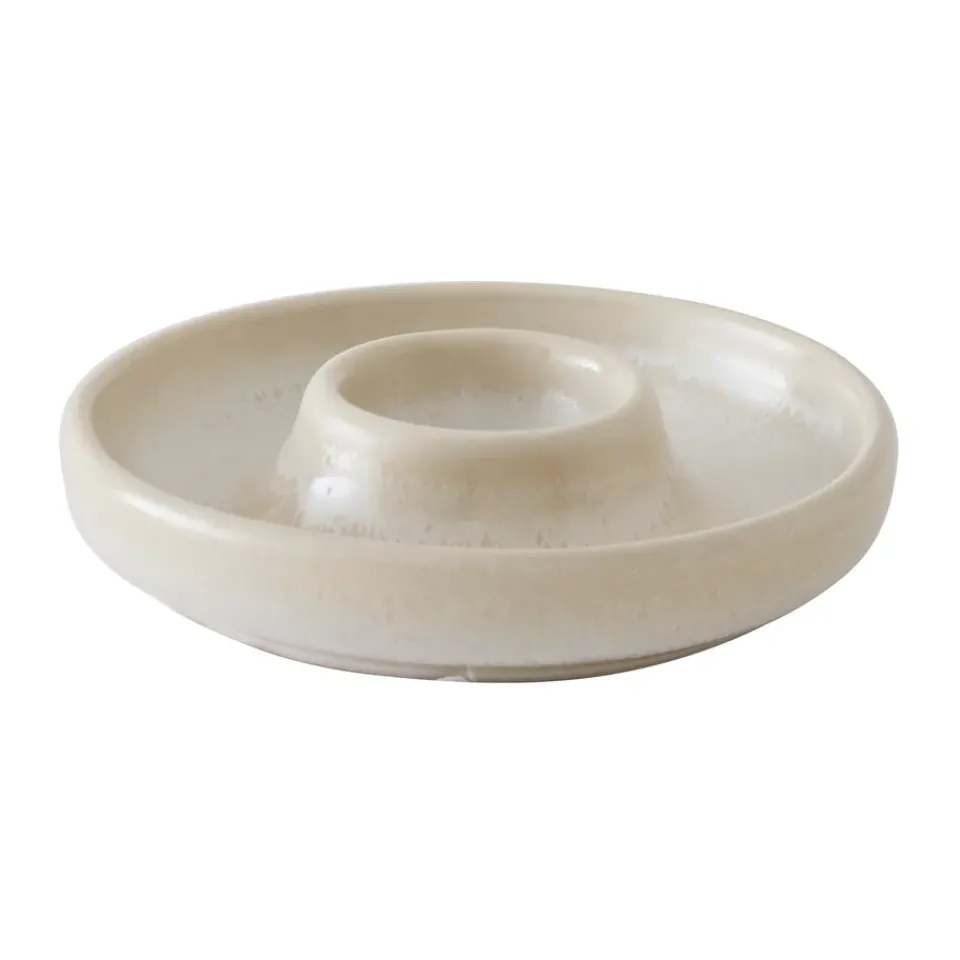 Tell Me More Granada egg cup Ø12 cm, Cream -beige White Sale