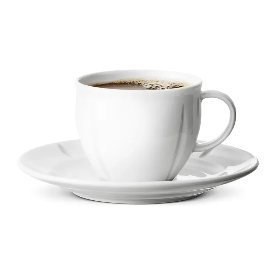 Rosendahl Grand Cru Soft coffee cup with saucer 28 cl, White Discount