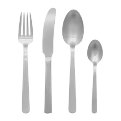 Kay Bojesen Grand Prix cutlery 4 pieces, Matte steel Silver-coloured Best