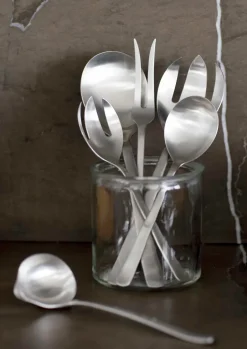 Kay Bojesen Grand Prix salad cutlery 18.5 cm 2 pieces, Polished steel Silver-coloured New