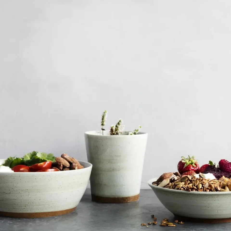 Broste Copenhagen Grød bowl, Ø 16 cm White Clearance